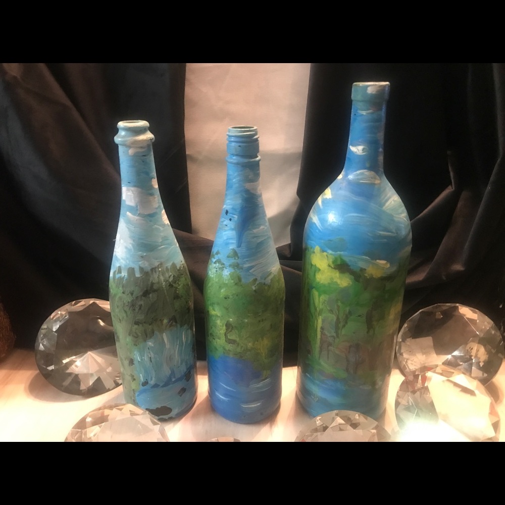 💚💙 Bottle Vase 💚💙 - Picture 12 of 13